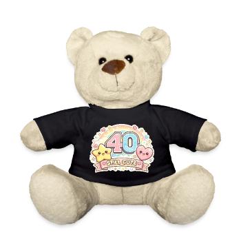 40 Still Cute – Kawaii Jubel - Teddy - Schwarz - Vorne