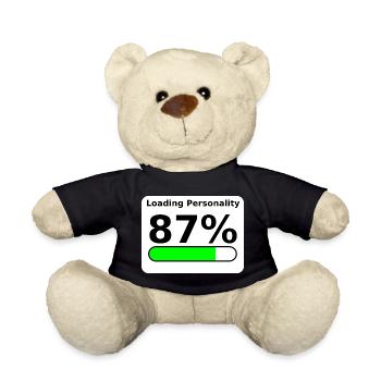 Loading Personality 87% – Nerdy Statement Tee - Teddy - Schwarz - Vorne