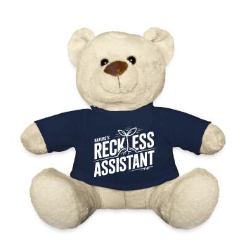 Nature's Reckless Assistant - Teddy Bear - french navy - Front