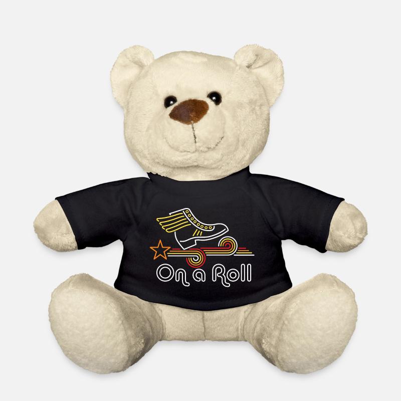 On a Roll - Teddy Bear - black