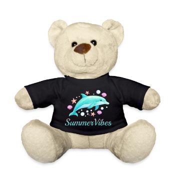 Summer Vibes - Teddy Bear - black - Front