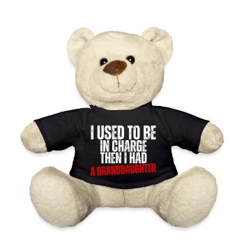 Be in Charge Then I Had A Daughter Funny dad - Nounours - noir - Devant