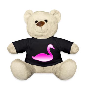 Schwan - Teddy - Schwarz - Vorne