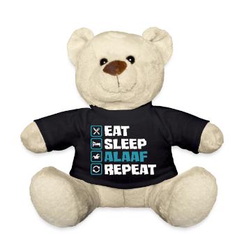 Eat Sleep Alaaf Repeat Carnival Cologne Costume - Teddy Bear - black - Front
