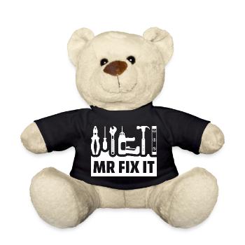 Silhouette de la boîte à outils MrFixIt - Nounours - noir - Devant