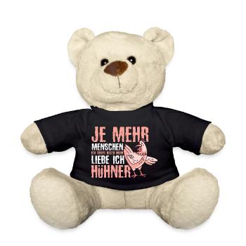 Hühnerflüsterer Huhn Hühnerhalter Hühner - Teddy - Schwarz - Vorne