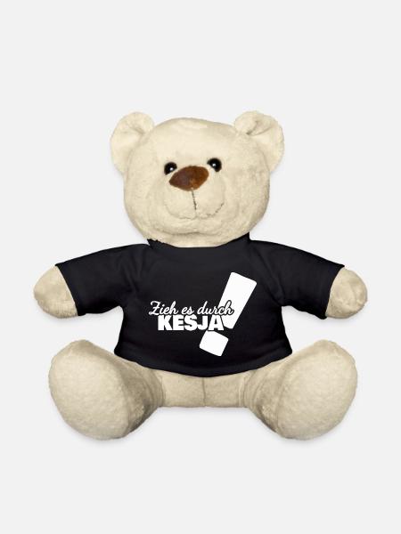 Kesja als Durchhalten - Teddy - Schwarz