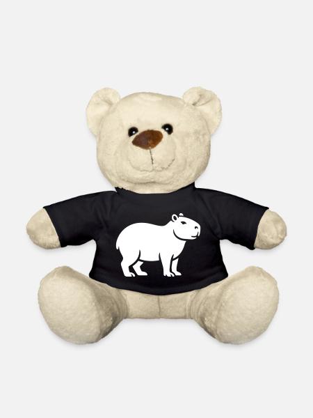 Capybara Wasserschwein - Teddy - Schwarz