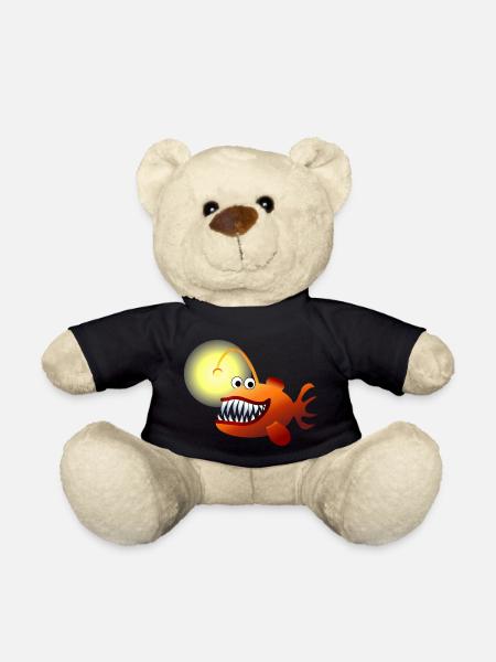 Tiefsee-Anglerfisch - Teddy - Schwarz