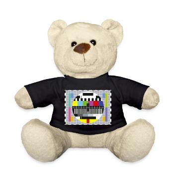 télévision - Nounours - noir - Devant