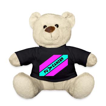 Fu... Krebs / Kampf gegen Krebs / Fu.. Cancer - Teddy - Schwarz - Vorne