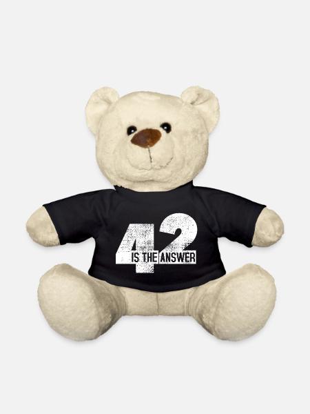 La réponse est 42 - Nounours - noir