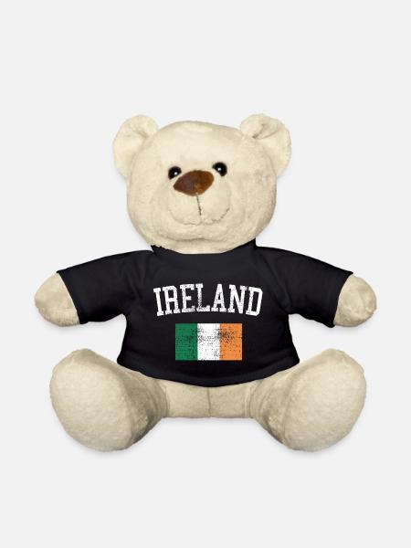 Irish flag - Teddy Bear - black