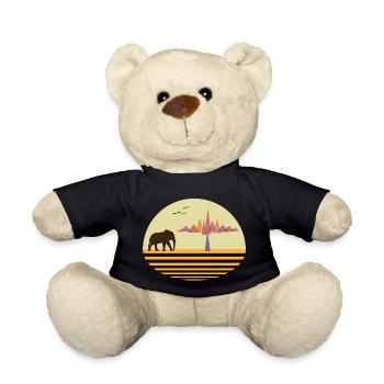 Desert Africa - Teddy Bear - black - Front