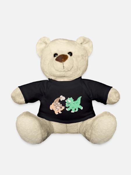 Spielende Dinos - Teddy - Schwarz