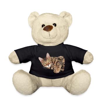 kuschelige bengal katze - Teddy - Schwarz - Vorne