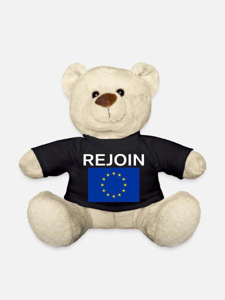Rejoindre le texte blanc de l’UE - Nounours - noir