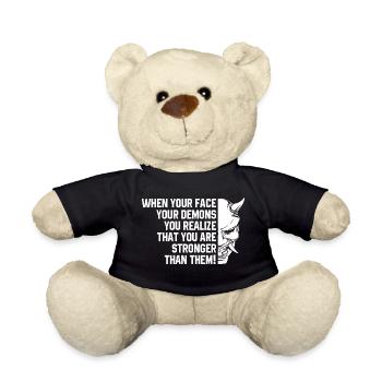 Demon Quote - Teddy Bear - black - Front