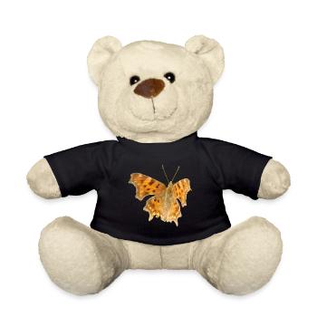 Schmetterling C-Falter - Teddy - Schwarz - Vorne
