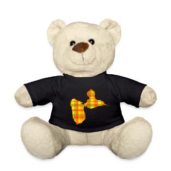 Guadeloupe - Teddy Bear - black - Front