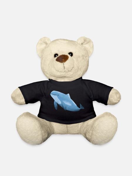 Schweinswal - Teddy - Schwarz