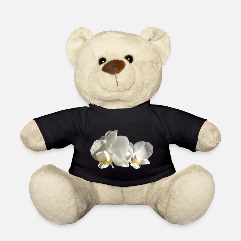 Orchid white - Teddy Bear - black