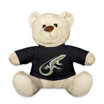 Zauneidechse - Teddy - Schwarz - Vorne