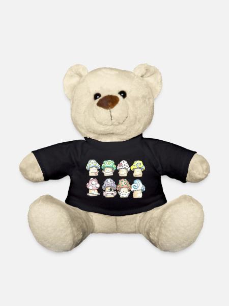 Ungezogene Pastellpilze - Teddy - Schwarz