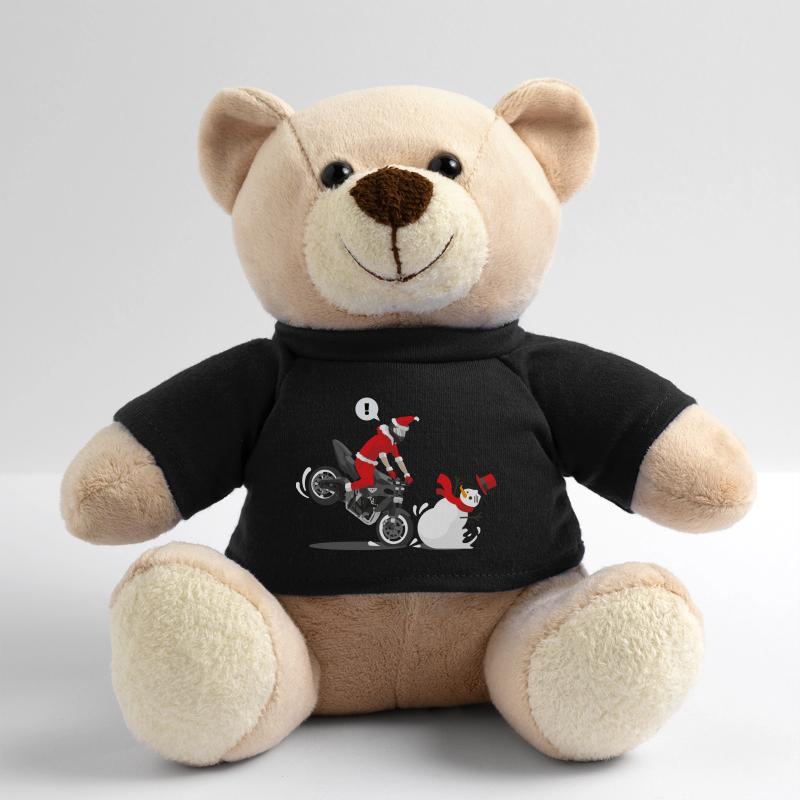 Christmas motorcycle stop Teddy Bear
