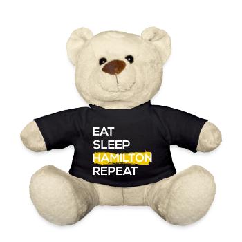Mangez Sleep Hamilton Repeat II - Nounours - noir - Devant