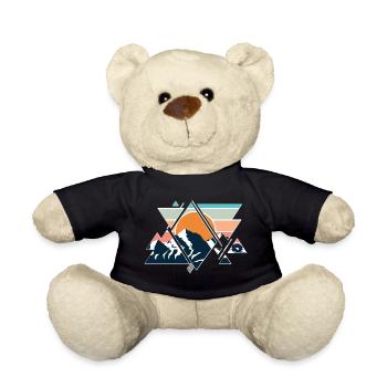 Nature Nature Mountains Mountains Sun Sun Hiking - Teddy Bear - black - Front