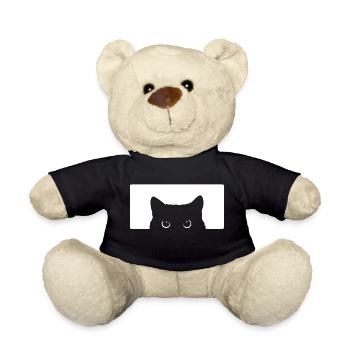 regard de chat cat look - Nounours - noir - Devant