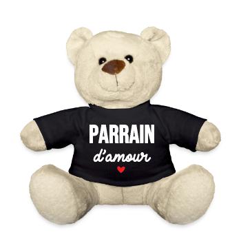 Parrain d'amour - Nounours - noir - Devant