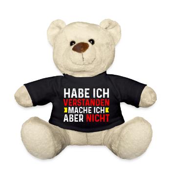 Das habe ich verstanden mache ich aber nicht - Teddy - Schwarz - Vorne
