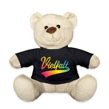 Vielfalt (Diversity / PNG) - Teddy - Schwarz - Vorne