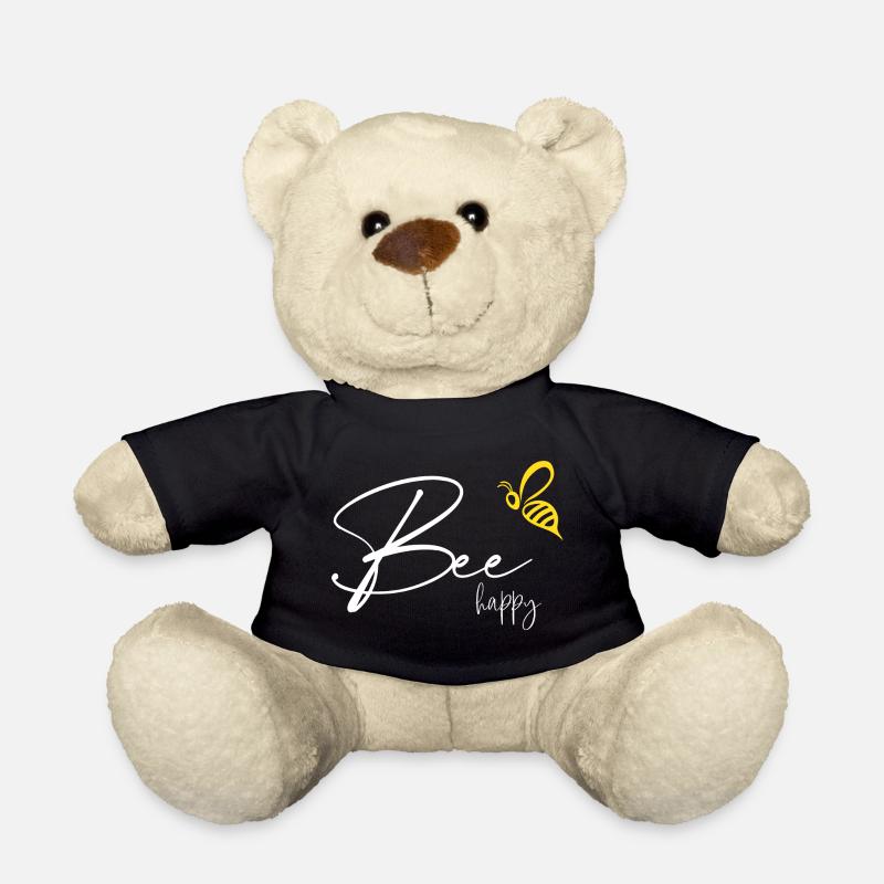 Bee happy - Nounours - noir