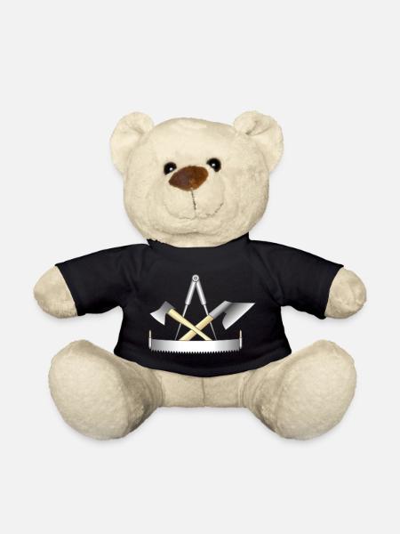 Zimmermann, Zunftzeichen - Teddy - Schwarz