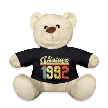 30th birthday thirty years gift - Teddy Bear - black - Front