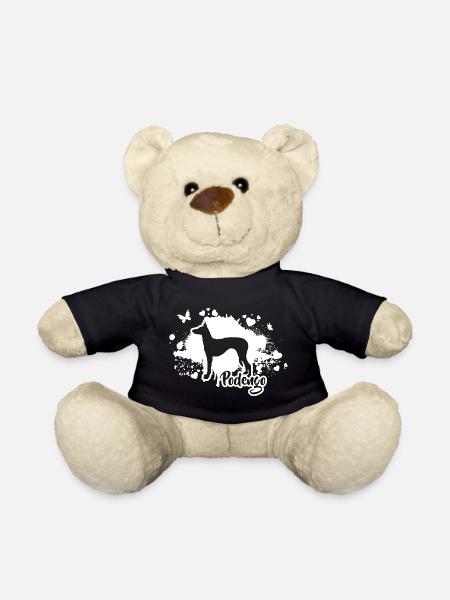 PODENGO Dog Dog Dogs Wilsigns - Teddy Bear - black