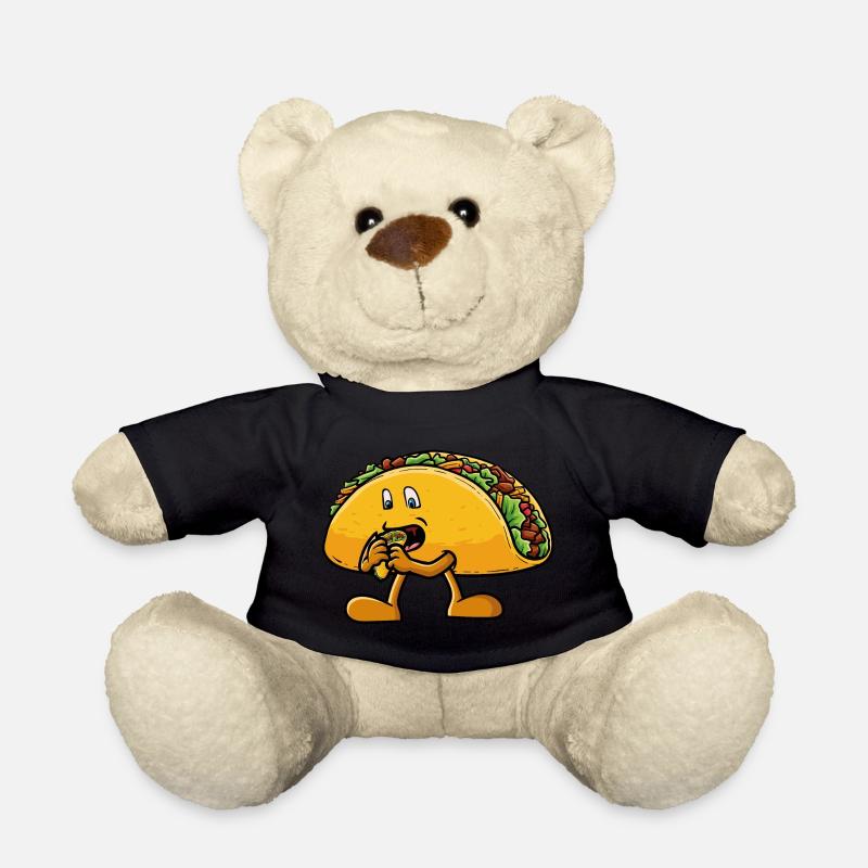 Taco mange un taco - Nounours - noir