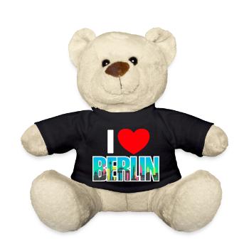 I love berlin - Teddy - Schwarz - Vorne