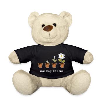 Zeit (dunkel) - Teddy - Schwarz - Vorne