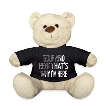 birthday present girlsgolf golfhoodie present idea - Teddy - Schwarz - Vorne