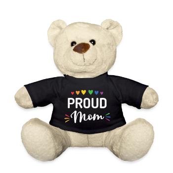 Stolze Mama - Teddy - Schwarz - Vorne