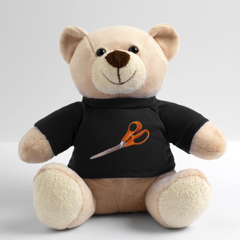 Orange scissors Teddy Bear