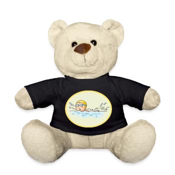 swimming pool child - Teddy Bear - black - Front