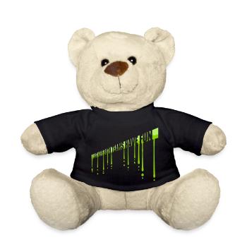 Both Teams Have Fun - Teddy Bear - black - Front