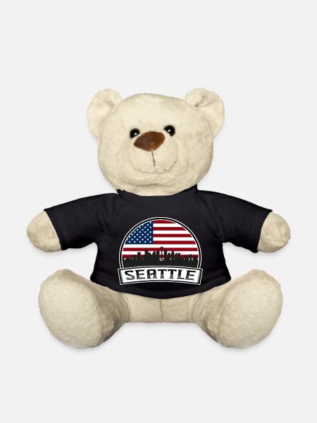 Seattle USA - Teddy - Schwarz