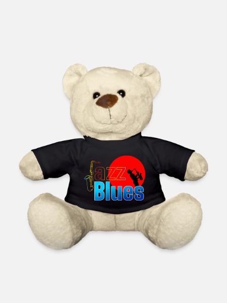 JAZZ BLUES MUSIC LOVERS - Teddy Bear - black