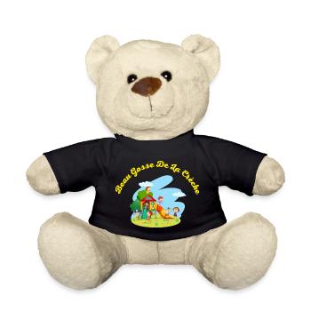 Beau gosse de la crèche - Nounours - noir - Devant